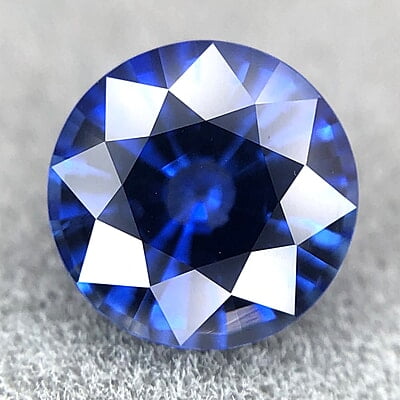 1.25ct Round Mixed Cut Sapphire