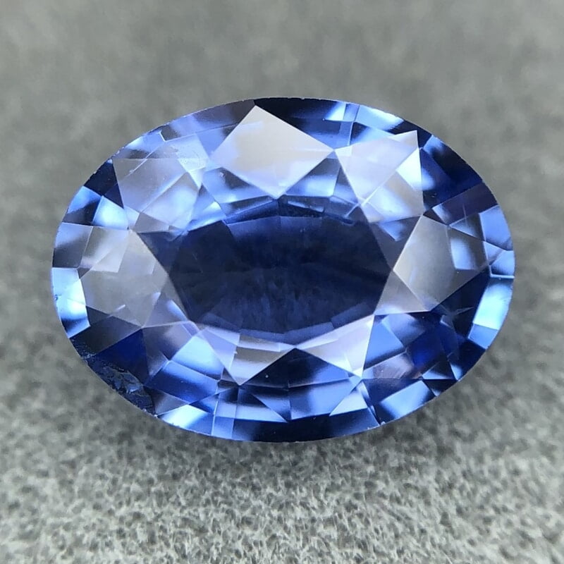 1.37ct Oval Mixed Cut Sapphire