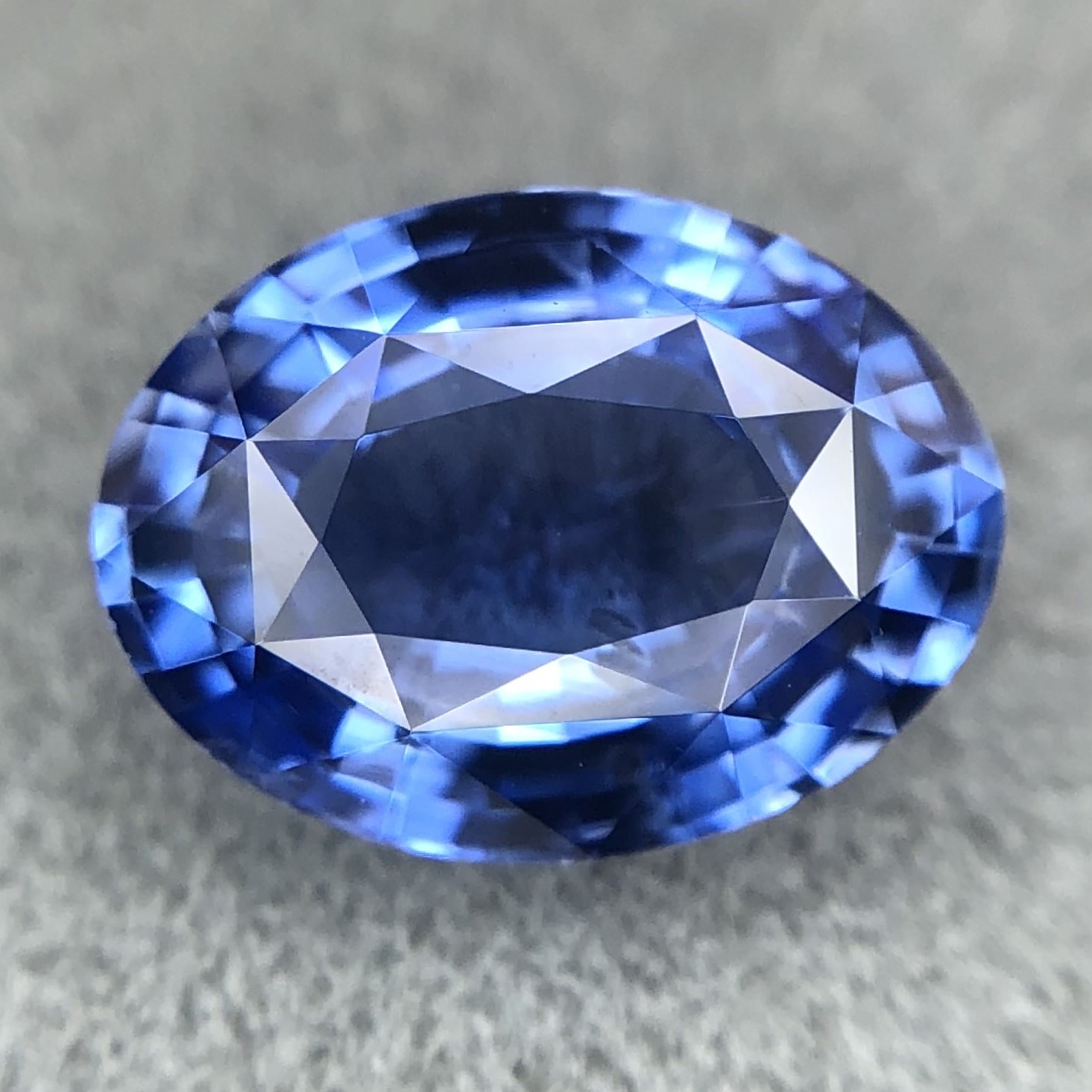 1.50ct Oval Mixed Cut Sapphire