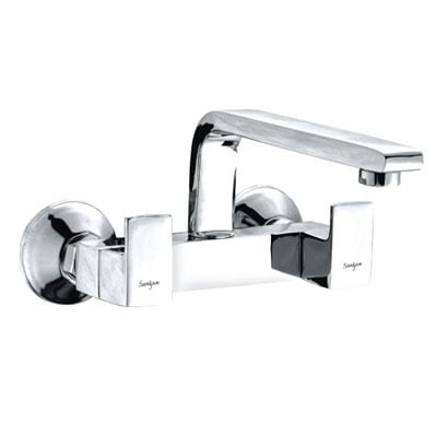 Wall Mixer Sink with Swinging Casted Spout (with connecting legs & Wall flanges) PARTCODE PE-S9931 Wall Mixer Sink with Swinging Casted Spout (with connecting legs & Wall flanges) PARTCODE PE-S9931