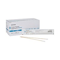 Swabstick McKesson Cotton Tip Wood Shaft 6 Inch Sterile 1 per Pack