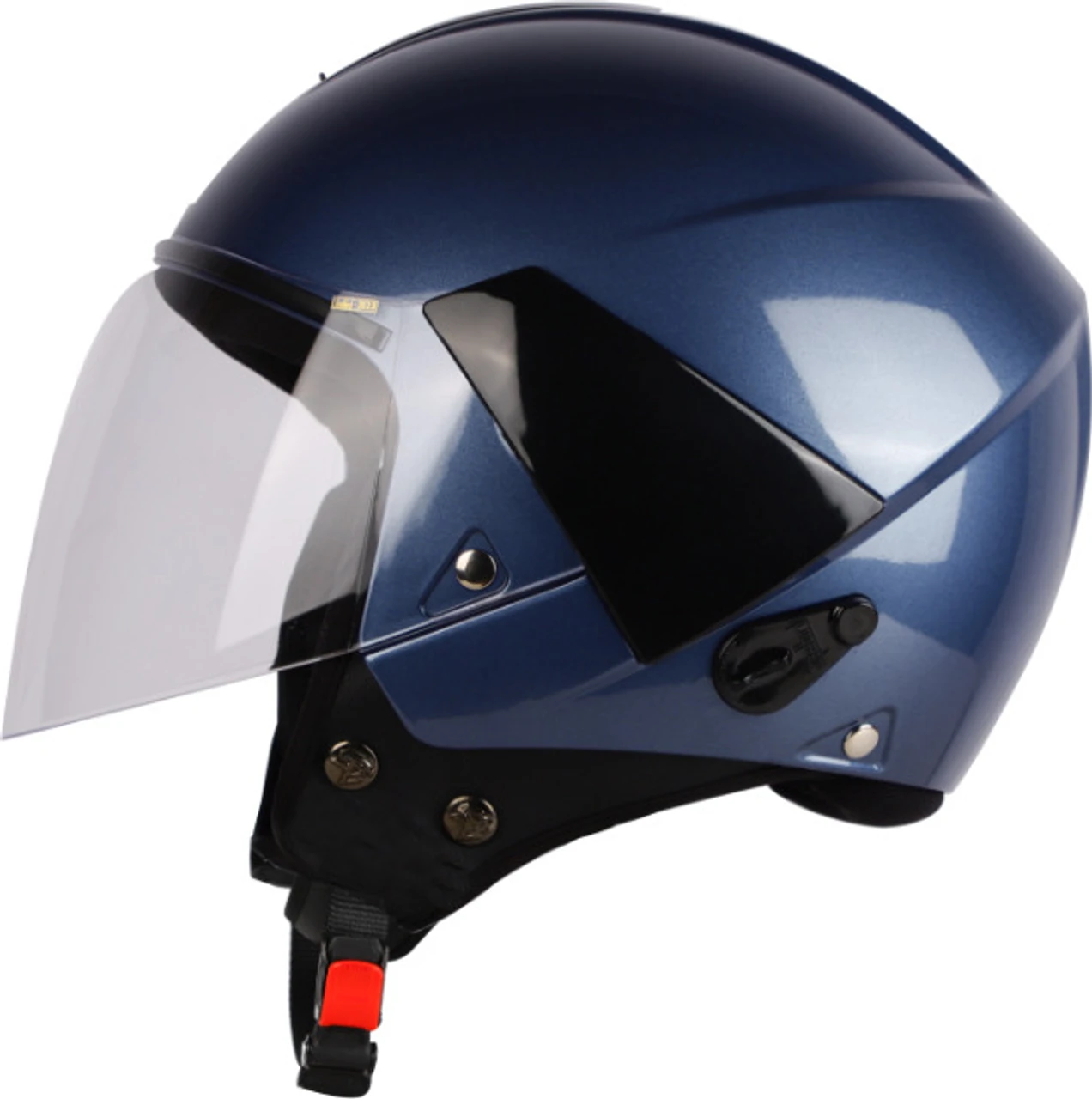 STEELBIRD SBH-5 TRIPLE NINE GLOSSY HONDA BLUE C/V 600 MM
