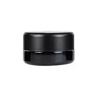 9ML Black Plastic Top UV Black Glass Jar(Child Proof)