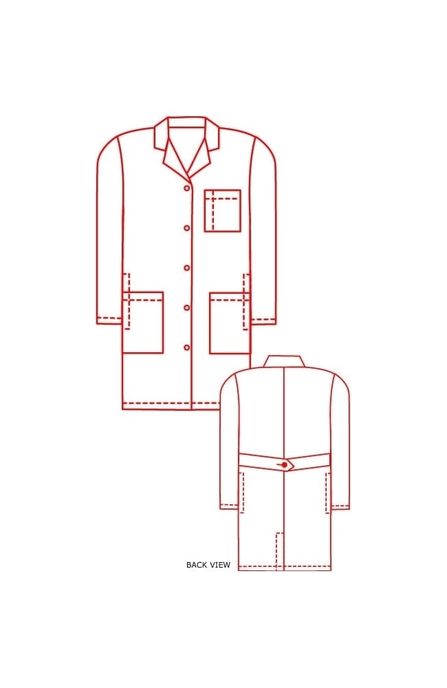 bata para laboratorio 39"