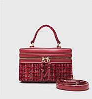 ZARA MINI SQUARE BOX BAG RED