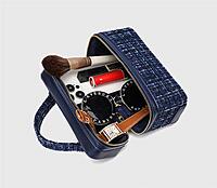 ZARA MINI SQUARE BOX BAG BLUE