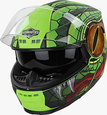 STEELBIRD SBH-40 ISS MAMBA MATT GREEN/GREEN C/V 600 MM