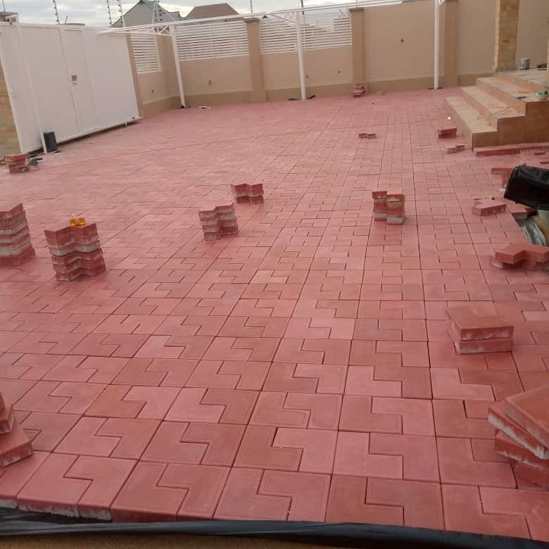 VShape paving blocks