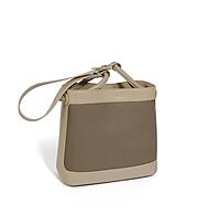 COWHIDE CROSSBODY  BUCKET BAG