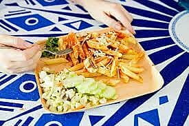 Nature Palm Leaf Plates Disposable I 9" Inch Square I 25 Plates I Biodegradable & Compostable plates for Weddings, Parties| Eco-Friendly, Bamboo plates like better than paper & plastic plates