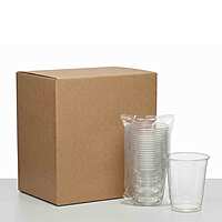 9oz Clear Cups HYP PET 92mm 20/50