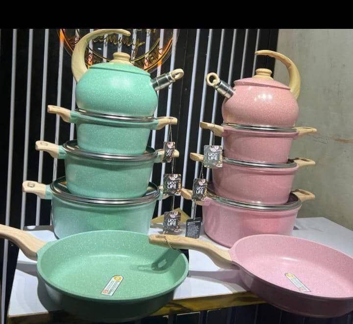 9pcs set of pots/cookware set