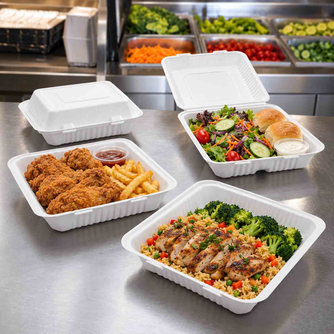 9x9 Eco Friendly Tray N.C VB 4/50