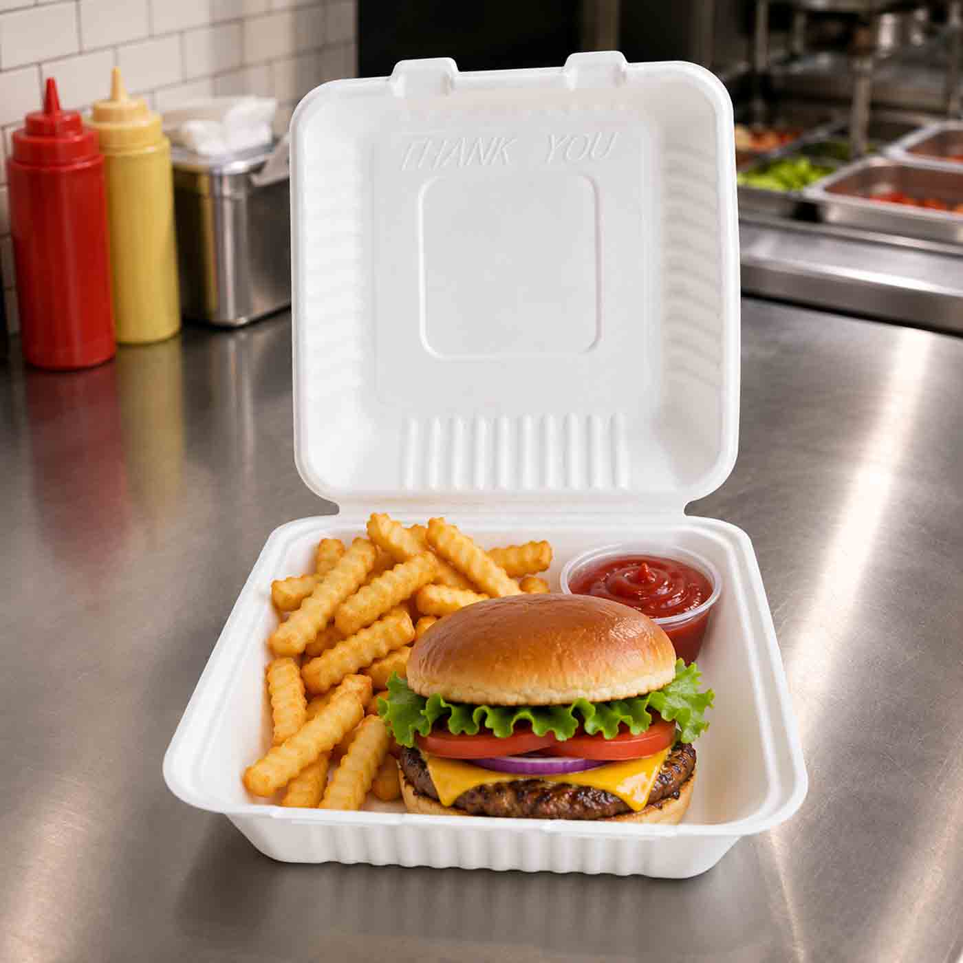 9x9 Eco Friendly Tray N.C VB 4/50