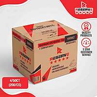 9x9x2 Degradable PP Reserve Tray 4/50 - 1C PP White
