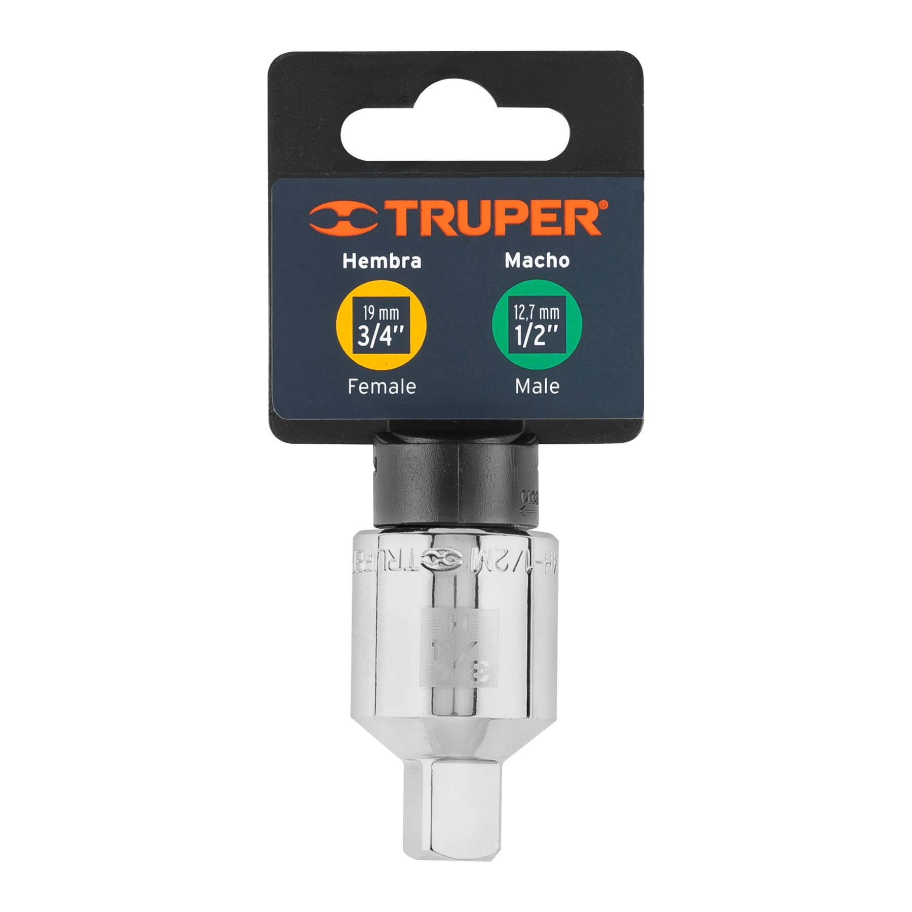 Adaptador para matraca de cuadro 3/4' a cuadro 1/2' - A-5453 / 13424