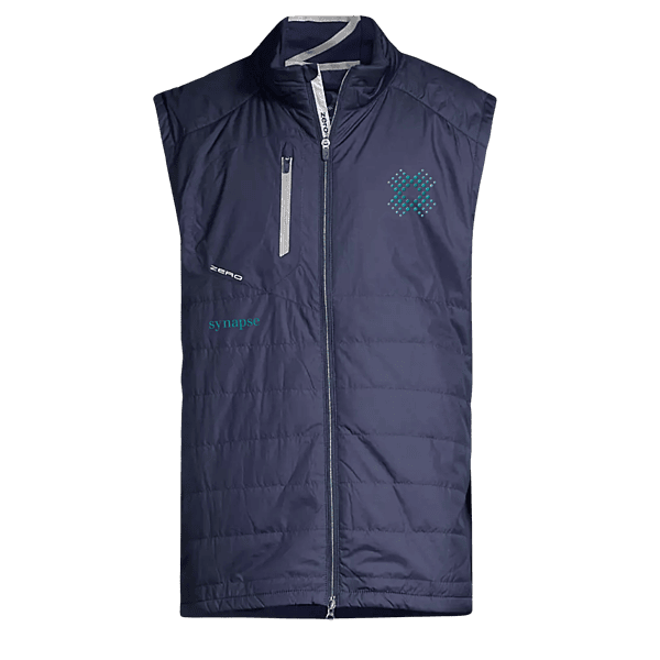 Zero Restriction - Men's Z625 Full-Zip Vest - Navy Zero Restriction - Men's Z625 Full-Zip Vest - Navy