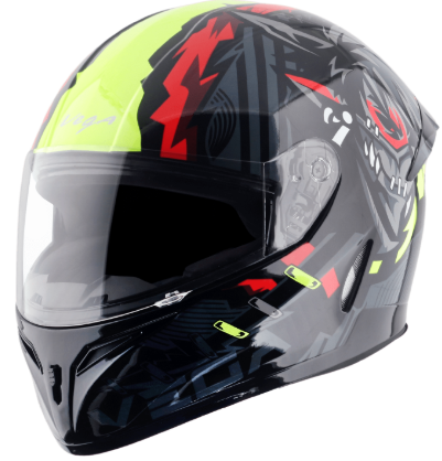 VEGA VOYAGER DX KILLER BLACK NEON YELOOW C/V 580 MM