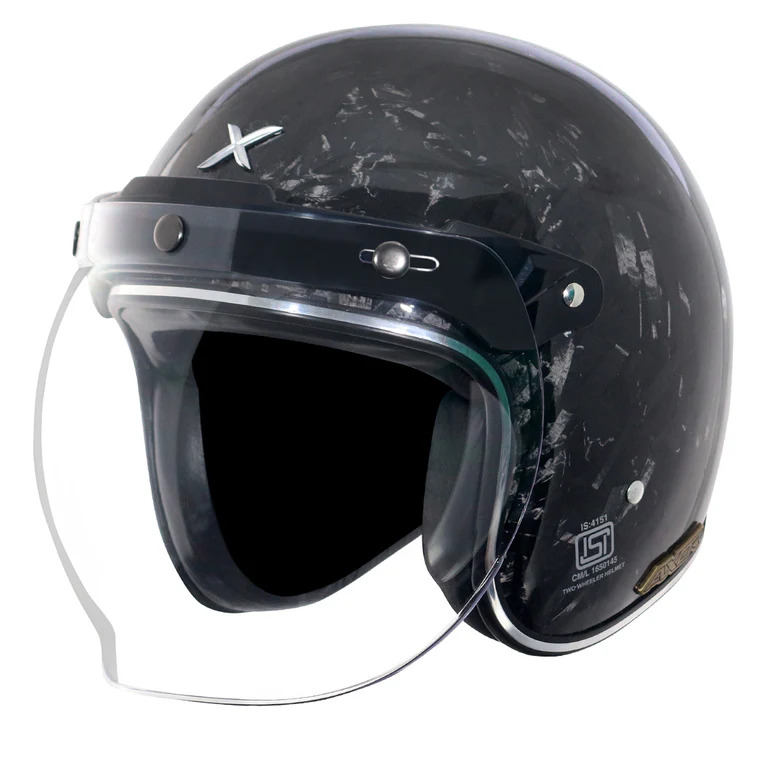 H/F HELMET AXOR RETRO JET CARBON