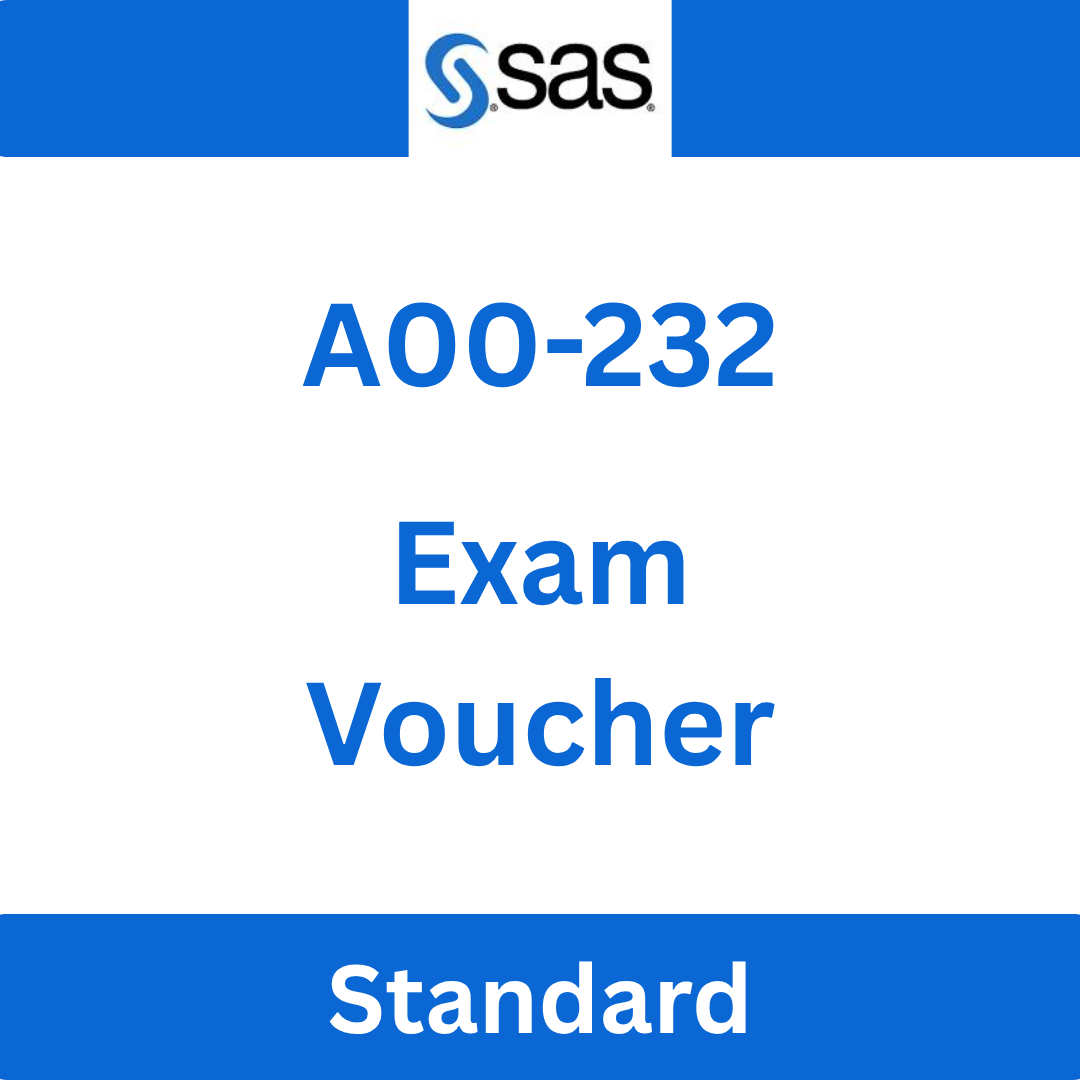 SAS 9.4 Advanced Programming Performance-Based Exam A00-232 Exam Voucher