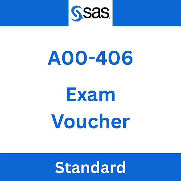 SAS Viya Supervised Machine Learning Pipelines A00-406 Exam Voucher