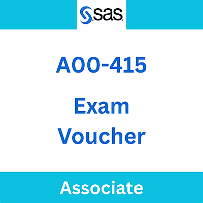 SAS Viya Fundamentals of Programming A00-415 Exam Voucher