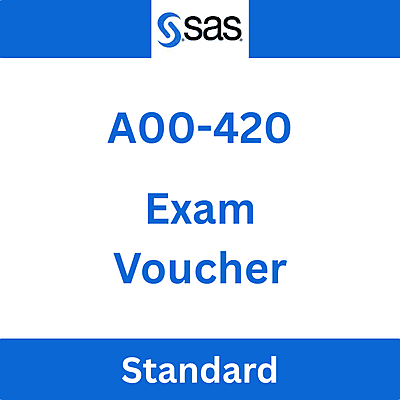 SAS Viya Intermediate Programming A00-420 Exam Voucher