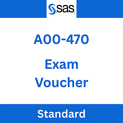 SAS Visual Analytics Using SAS Viya A00-470 Exam Voucher