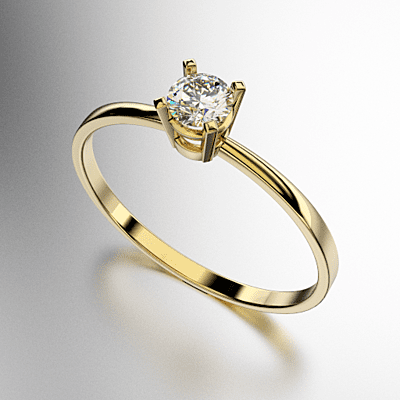 ANILLO SOLITARIO CON GRIFAS (MOD. A000) ANILLO SOLITARIO CON GRIFAS (MOD. A000)