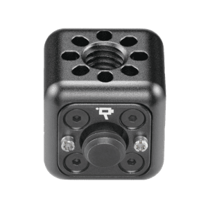 Wooden Camera Accessory Cube (3/8"-16) - 3/8"-16 Holes, 3/8"-16 Screw