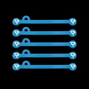 Wooden Camera Cine Mag Ties (Pack of 5) - 175mm / Neon Blue