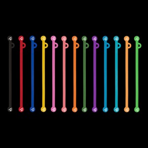 Wooden Camera Cine Mag Ties (Pack of 5) - 175mm / Teal