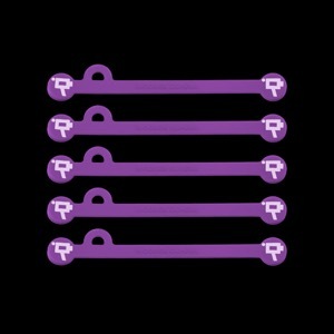 Wooden Camera Cine Mag Ties (Pack of 5) - 105mm / Purple