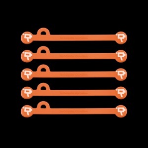 Wooden Camera Cine Mag Ties (Pack of 5) - 105mm / Orange