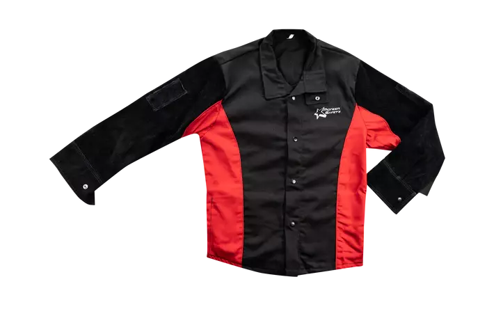 Pioneer Tough Black/Red Welders Jacket