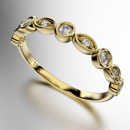 ANILLO CON DISENO OVAL Y REDONDO CON PIEDRAS (MOD. A033) ANILLO CON DISENO OVAL Y REDONDO CON PIEDRAS (MOD. A033)