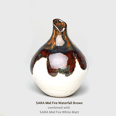 Waterfall Brown A04  + White Matt A52 Waterfall Brown A04  + White Matt A52