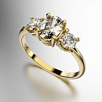 ANILLO TRICILLO PIEDRA CENTRAL OVAL CON DOS PIEDRAS REDONDAS A LOS COSTADOS (MOD. A047) ANILLO TRICILLO PIEDRA CENTRAL OVAL CON DOS PIEDRAS REDONDAS A LOS COSTADOS (MOD. A047)