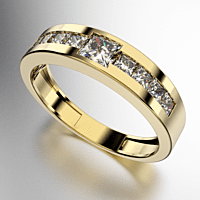 ANILLO MEDIO SIN FIN CARRE CENTRAL MAS GRANDE CON CUATRO PIEDRAS CARRE DE CADA COSTADO (MOD. A056) ANILLO MEDIO SIN FIN CARRE CENTRAL MAS GRANDE CON CUATRO PIEDRAS CARRE DE CADA COSTADO (MOD. A056)