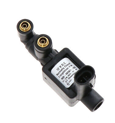 VALVE - SOLENOID, PNEUMATIC/ELECTRIC, GTD, N.C, WITH ELBOW