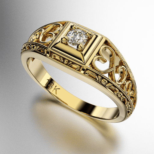 ANILLO VINTAGE FILIGRANADO (MOD. A072) ANILLO VINTAGE FILIGRANADO (MOD. A072)
