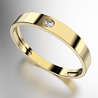 ANILLO CON PIEDRA REDONDA ENGARCE INVISIBLE (A077) ANILLO CON PIEDRA REDONDA ENGARCE INVISIBLE (A077)