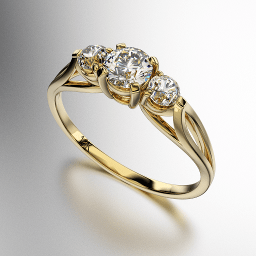 ANILLO TRICILLO CON GRIFAS CUERPO CALADO (MOD. A081) ANILLO TRICILLO CON GRIFAS CUERPO CALADO (MOD. A081)