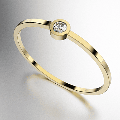 ANILLO SOLITARIO VIROLA CON PIEDRA REDONDA (MOD. A084) ANILLO SOLITARIO VIROLA CON PIEDRA REDONDA (MOD. A084)