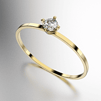 ANILLO SOLITARIO SUPER LIVIANO CON GRIFAS PIEDRA REDONDA (MOD. A096) ANILLO SOLITARIO SUPER LIVIANO CON GRIFAS PIEDRA REDONDA (MOD. A096)