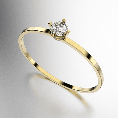 ANILLO SOLITARIO SUPER LIVIANO CON GRIFAS PIEDRA REDONDA (MOD. A096) ANILLO SOLITARIO SUPER LIVIANO CON GRIFAS PIEDRA REDONDA (MOD. A096)