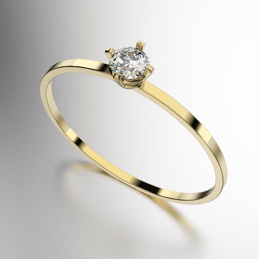 ANILLO SOLITARIO SUPER LIVIANO CON GRIFAS PIEDRA REDONDA (MOD. A096) ANILLO SOLITARIO SUPER LIVIANO CON GRIFAS PIEDRA REDONDA (MOD. A096)