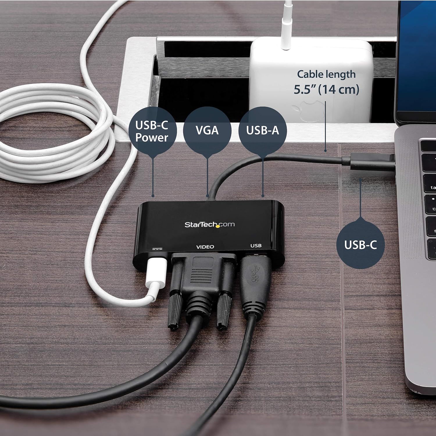 StarTech.com USB-C Multiport Adapter with Power Delivery