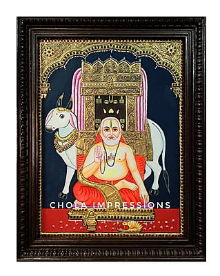 Sri Raghavendra Swami Tanjore Painting - Exclusive Collection Sri Raghavendra Swami Tanjore Painting - Exclusive Collection