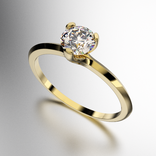 ANILLO SOLITARIO BRILLANTES REDONDO 50 PUNTOS TRES GRIFAS (5MM) (MOD. A100) ANILLO SOLITARIO BRILLANTES REDONDO 50 PUNTOS TRES GRIFAS (5MM) (MOD. A100)
